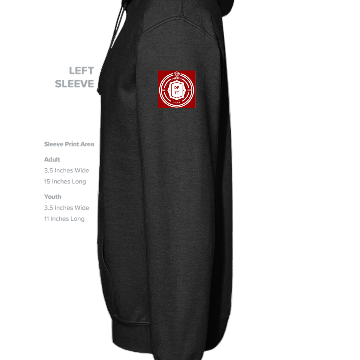BLACK - G185B - SLEEVE_LEFT